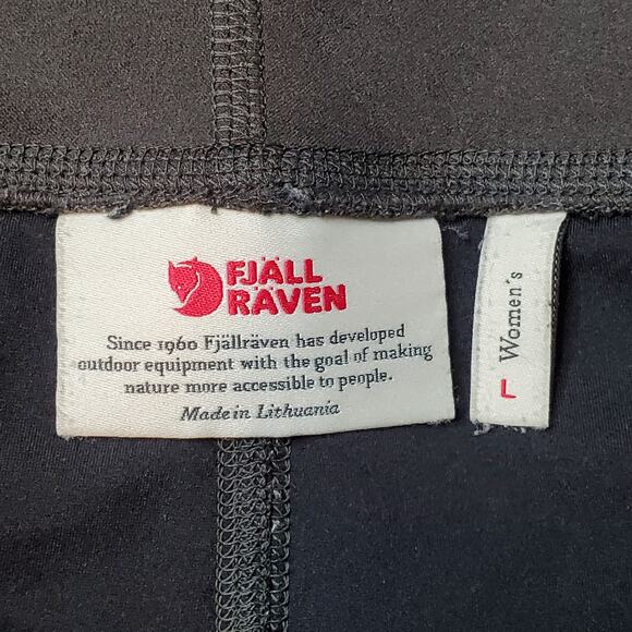 Fjallraven Black Leggings Abisko Trekking Tights - Picture 5 of 7